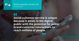 Social customer service 101