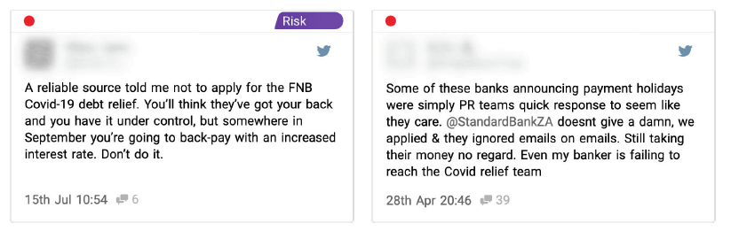 Example mentions about covid relief mesaures