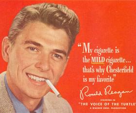 1948 ad featuring Ronald Reagan in Life Magazine