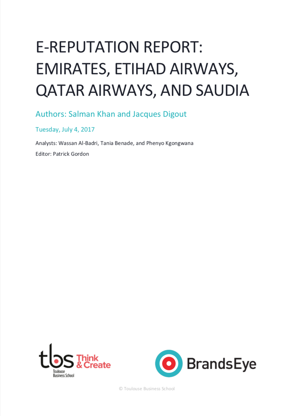 Thumbnail for Middle East Airlines Sentiment Study